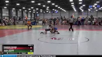 84 lbs Round 1 - Kara Dover, Morris Fitness vs Maddox Moore, Oklahoma Energy