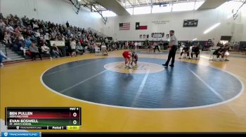 80 lbs Champ. Round 1 - Ben Pullen, Highland Park vs Evan Boswell, St. John`s School