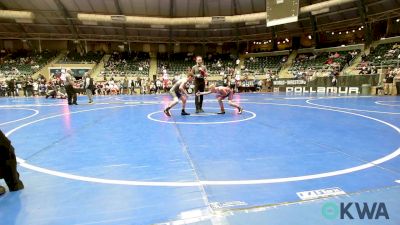 105 lbs Semifinal - Cale Holcomb, Elgin Wrestling vs Landon Achziger, Choctaw Ironman Youth Wrestling
