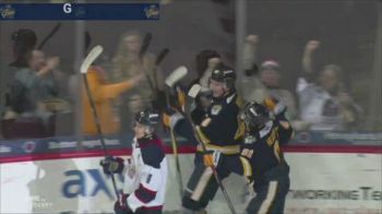 Jake Murray Scores Off Of Turnover By Saginaw To Even The Score