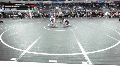 133 lbs Consi Of 8 #1 - Magnus Johnson, Cheatham County Wrestling Club vs Caden Groom, Unaffiliated