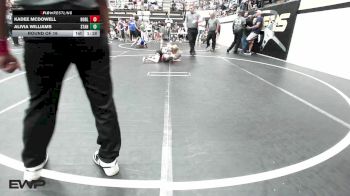 67 lbs Round Of 16 - Kadee McDowell, Noble Takedown Club vs Alivia Williams, Standfast OKC