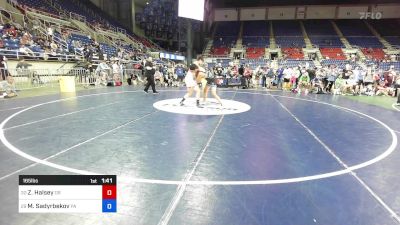 165 lbs Cons 64 #2 - Zech Halsey, OR vs Musabek Sadyrbekov, PA