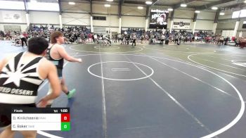 215 lbs Final - Devin Kinlicheenie, Painted Desert WC vs Chase Baker, Takedown Express