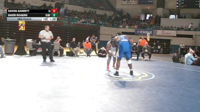 285 lbs 3rd Place - Savon Garrett, Fort Dorchester vs David Rogers, Sumter