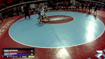 132 lbs Quarters & Wb (16 Team) - Owen Peterson, Alaska 2 vs ORION CERVERA, Nevada SILVER