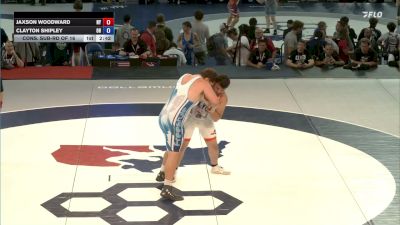 285 lbs Cons. Sub-rd Of 16 - Jaxson Woodward, New York vs Clayton Shipley, Ohio