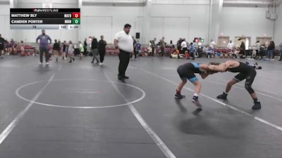 76 lbs Round 3 (8 Team) - Camden Porter, Neighborhood Wrestling vs Matthew Bly, Mat Assassins Black