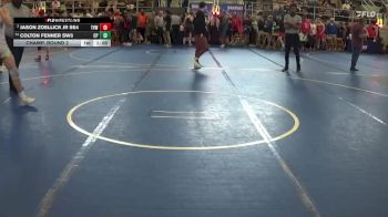 136 lbs Champ. Round 2 - Jason Zoellick Jr SE4, Teays Valley Wrestling vs Colton Fenner SW3, Cp