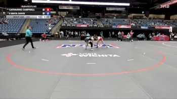 124 lbs Cons. Round 5 - Catharine Campbell, Grand View vs 6 Maya Davis, Grand View