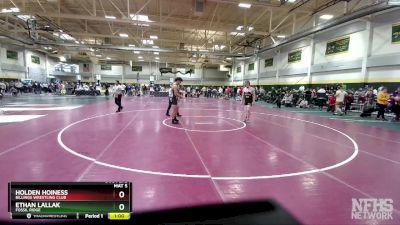 160 lbs Cons. Round 3 - Ethan Lallak, Fossil Ridge vs Holden Hoiness, Billings Wrestling Club