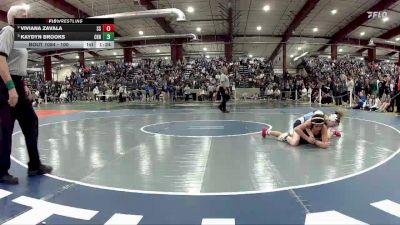 100 lbs Semifinal - Kaydyn Brooks, Centennial vs Viviana Zavala, Spanish Springs