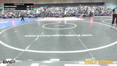 106 lbs Consolation - Chaya Palomo, Salem Elite Mat Club vs Kyler Menza, FordDynasty Wrestling Club