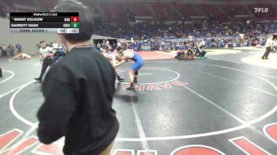 4A Boys 190 lbs Cons. Round 1 - Brent Kolkow, Hidden Valley Boys vs Garrett Nash, Crook County Boys