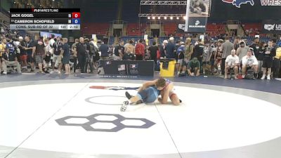 113 lbs Cons. Sub-rd Of 32 - Jack Gogel, Iowa vs Cameron Schofield, Indiana