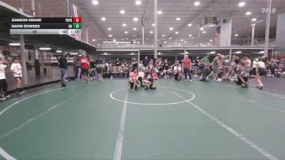 56 lbs Semis & 1st Wrestleback (8 Team) - Gavin Sowers, Ohio Gold vs Samson Drane, Poquoson-Pitbull
