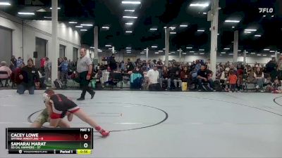 84 lbs Round 2 (10 Team) - Samarai Marat, So Cal Hammers vs Cacey Lowe, Smyrna Wrestling