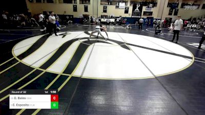 114 lbs Round Of 32 - Dylan Bales, Central Bucks West vs Charlie Esposito, St. Joseph Regional