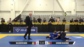 Catherine Zillah Burke vs Mia Kiersten Gussie 2025 World IBJJF Jiu-Jitsu No-Gi Championship