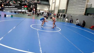 128-135 lbs Semifinal - Lorelei Granberry, Norton Wrestling Club vs JoLee Gewecke, Fillmore Central Girls