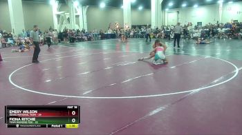 130 lbs Placement (16 Team) - Emery Wilson, SEAAU National Team vs Fiona Ritchie, Team Diamond Fish