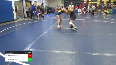 130 lbs Consy 4 - Maizy Mikeska, Derry vs Laila Gridiron, Lake Catholic-OH