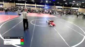 101 lbs Consi Of 16 #2 - Maddie Behmer, Valiant College Prep vs Lola Juarez, Semper Fi