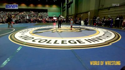 52 lbs Consi Of 4 - Hazel Cardenas, Outlaws Wrestling Club vs Emalia Whalen, FLOW Academy