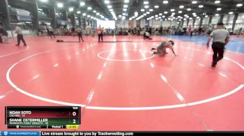 100 lbs Rd# 1 9:00am Friday - Noah Soto, Cali Red vs Shane Ostermiller, Minnesota Funky Singlets