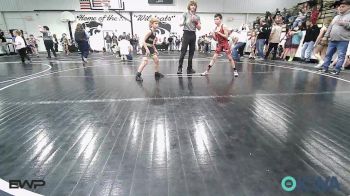70-73 lbs Consolation - Brayson Alfaro, Grove Takedown Club vs Hayden Wenetshlager, Salina Wrestling Club