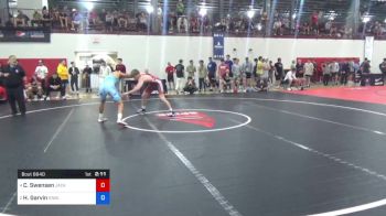 74 kg Rr Rnd 1 - Cael Swensen, Jackrabbit Wrestling Club vs Hunter Garvin, Iowa