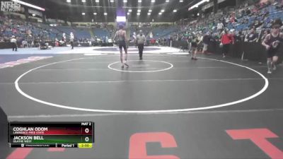 6A - 120 lbs Champ. Round 1 - Jackson Bell, Olathe West vs Coghlan Odom, Lawrence-Free State