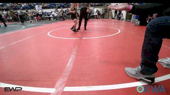 49-52 lbs Rr Rnd 3 - Denver Allen, Barnsdall Youth Wrestling vs Evelyn Shimonek, Pawhuska Elks Takedown