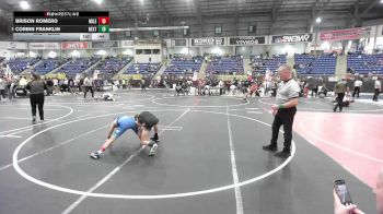 102 lbs 3rd Place - Brison Romero, Mile High WC vs Corbin Franklin, Next Level Training Academy
