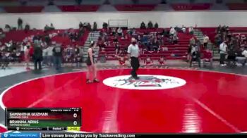 125 lbs Quarterfinal - Samantha Guzman, Granger Girls vs Brianna Arias, Toppenish Girls