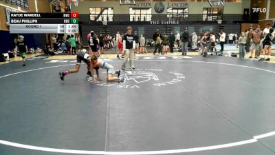 91-98 lbs Round 1 - Beau Phillips, Northside Wrestling Club vs Kayde Wardell, Morgan Wrestling Club