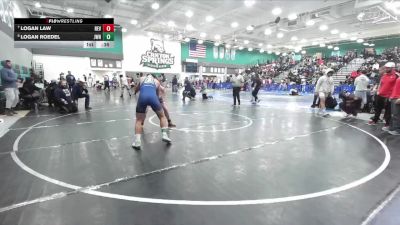150 lbs 7th Place Match - Logan Roedel, JW North vs Logan Law, Redlands East Valley