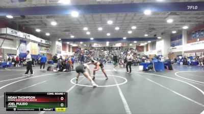 190 lbs Cons. Round 1 - Noah Thompson, Edison (Huntington Beach) vs Joel Pulido, Lakeside