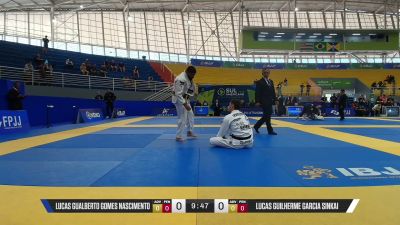 Lucas Guilherme Garcia Sinkai vs Lucas Gualberto Gomes Nascimento 2026 IBJJF Sul Americano Championship