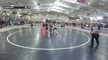 120 lbs Quarterfinals (8 Team) - Ricky Hamilton, Clarksville High School vs Caleb Crisp, Bradley Central High School