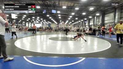 85 lbs Rr Rnd 2 - Sebastian Shine, All-American Wrestling Club MS vs Luke Beck, Terps Xtreme MS