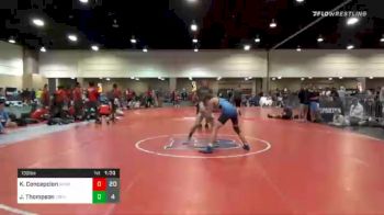 132 lbs Semifinal - Kevin Concepcion, Somerset Academy vs James Thompson, Legacy National Team