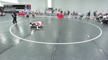 100 lbs Ben Kinney, Pennsylvania Blue vs Hunter Shirley, Washington