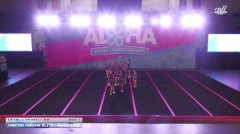United Dream Elite - Radiance [2026 L1 Youth - D2 Day 1] 2026 Aloha Baltimore Showdown