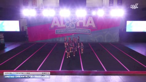 United Dream Elite - Radiance [2026 L1 Youth - D2 Day 1] 2026 Aloha Baltimore Showdown