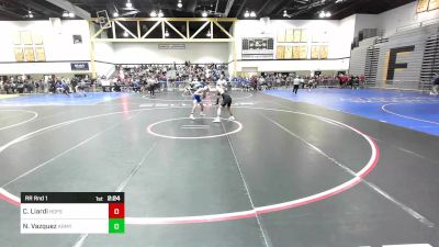 133A lbs Rr Rnd 1 - Chase Liardi, Hofstra vs Nain Vazquez, Army West Point