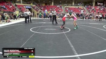 127 lbs Cons. Round 1 - Makinley Daniels, Bullpup vs KaLee Rosenthal, Nebraska Wrestling Academy