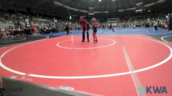 46 lbs Round Of 32 - Wills Jezek, Team Tulsa Wrestling Club vs Sergio Thompson, Fort Gibson Youth Wrestling