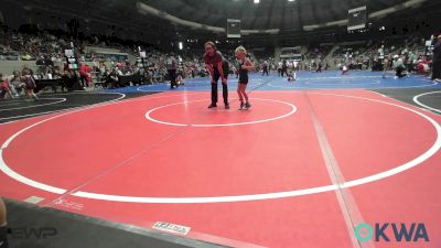 46 lbs Round Of 32 - Wills Jezek, Team Tulsa Wrestling Club vs Sergio Thompson, Fort Gibson Youth Wrestling