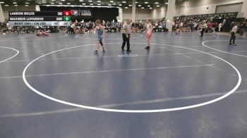 138 lbs Cons. Sub-rd Of 32 - Maximus Lupardus, All American Wrestling Club vs Landon Boles, Standfast Wrestling Club